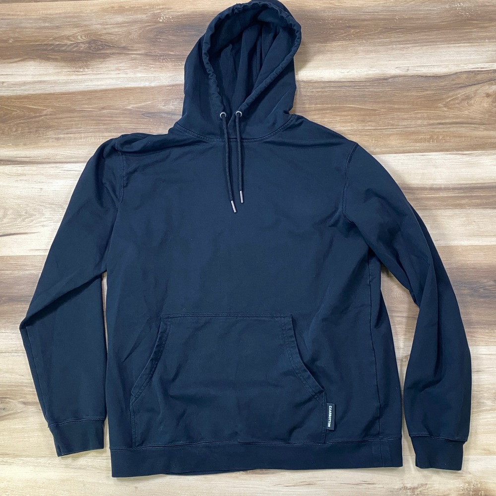 Bearbottom Hoodie Mens M Minimalist Cotton Spandex Stretch Pullover Black